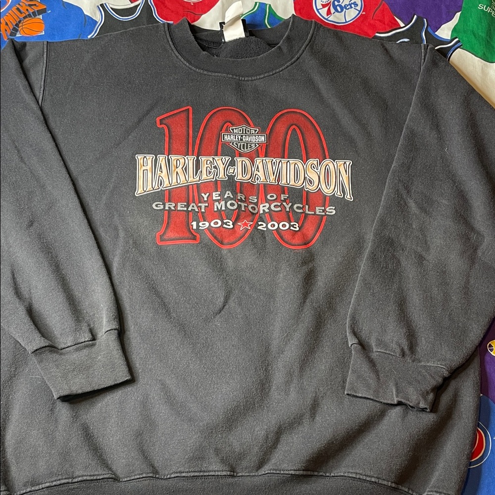 Vintage Harley Davidson 100 Year Anniversary Sweatshirt